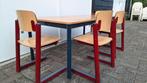 Vintage retro kinder stoelen en tafels schoolbank, Ophalen, Zo goed als nieuw, Tafel(s) en Stoel(en)