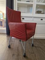 Montis Chaplin eetkamerstoelen, Ophalen, Zo goed als nieuw, Rood, Vier