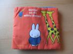 Nijntje pluche boekje  Nijntje en de wilde dieren  18.5x20cm, Ophalen of Verzenden, Gebruikt, Overige typen