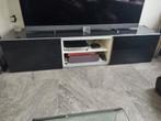 Ikea Zwart TV-meubel met opbergruimte, Huis en Inrichting, Kasten | Televisiemeubels, Ophalen, Minder dan 50 cm, Gebruikt, Minder dan 25 cm