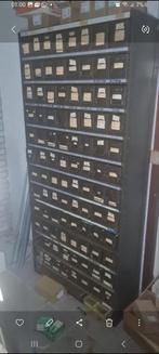 Industriële metalen ladekast *antiek*, Huis en Inrichting, Kasten | Ladekasten, Ophalen, Gebruikt, 100 tot 150 cm, 5 laden of meer