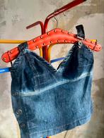 Vintage denimtop spijkerstof haltertopje bretels Miss Sixty, Maat 38/40 (M), Blauw, Miss Sixty, Ophalen of Verzenden