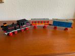 Lego 721 stoom locomotief , 123, 124 uit 1969, Ophalen of Verzenden, Gebruikt, Complete set, Lego