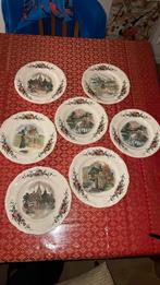 Obernal Faïenceries Sarreguemines France bordjes, Antiek en Kunst, Antiek | Servies los, Ophalen