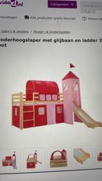 Kinderhoogslaper met glijbaan (WIT), Kinderen en Baby's, Kinderkamer | Stapelbedden en Hoogslapers, Ophalen, Zo goed als nieuw