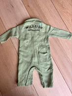 Stoere Wildfish jumpsuit/ overall in groen, Kinderen en Baby's, Babykleding | Maat 56, Gebruikt, Ophalen of Verzenden, Wildfish