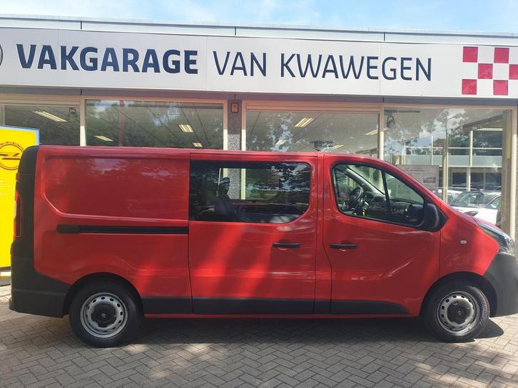 Opel Vivaro 1.6 CDTi DUBB. CAB. L2 145 PK AIRCO €12.900,-, Auto's, Bestelauto's, Te koop, ABS, Airconditioning, Centrale vergrendeling