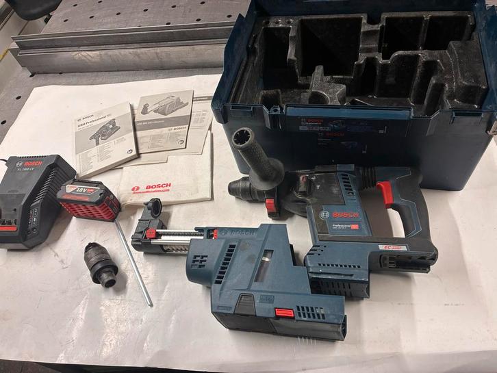 Bosch GBH 18V-26 F Accu Boorhamer - Zo goed als nieuw!, Doe-het-zelf en Verbouw, Gereedschap | Boormachines, Zo goed als nieuw