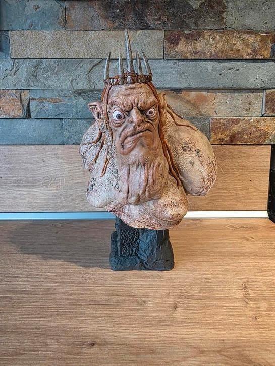 Lord of the Rings Goblin King bust, Verzamelen, Lord of the Rings, Zo goed als nieuw, Ophalen of Verzenden