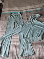 Sportief velours (huis)pak xs/s, Kleding | Dames, Ophalen of Verzenden, Zo goed als nieuw, Maat 34 (XS) of kleiner, Groen