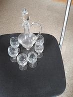 glasservies en azijnstel, Huis en Inrichting, Ophalen of Verzenden, Glas, Overige stijlen, Glas of Glazen