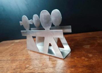 Rvs brievenstandaard/deskorganisor, 8,5x13 cm beschikbaar voor biedingen