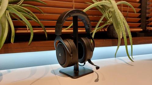 Corsair HS60 Gaming Headset, Computers en Software, Headsets, Zo goed als nieuw, Over-ear, Bedraad, Gaming headset, Inklapbare microfoon