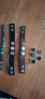 Noosa armbanden, Ophalen of Verzenden, Gebruikt, Bruin, Leer