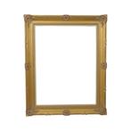 Grote Vintage Gouden Lijst Barok Stijl Klassiek Grenen 92x74, Gebruikt, Ophalen of Verzenden, 75 cm of meer, 50 tot 75 cm