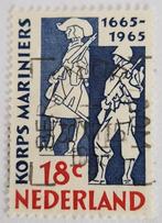 Nederland 1965 - nvph 849 - 300 jaar Korps Mariniers, Postzegels en Munten, Ophalen of Verzenden, Na 1940, Gestempeld