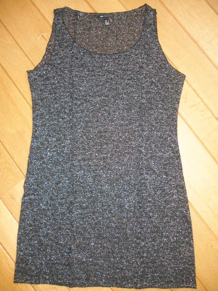 MANGO MNG Collection jurk zwart zilver maat L - nieuw -, Kleding | Dames, Jurken, Nieuw, Maat 38/40 (M), Zwart, Boven de knie