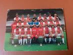 elftalkaart ajax 1980 met rookie kieft, Ophalen of Verzenden, Zo goed als nieuw, Ajax, Poster, Plaatje of Sticker