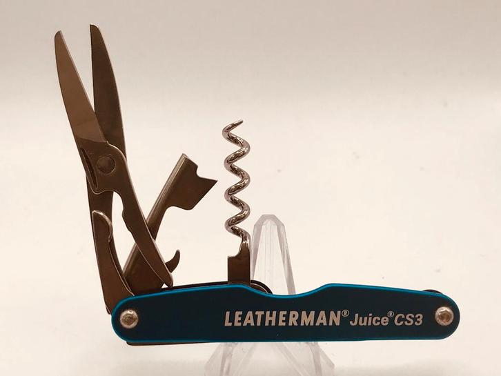 Leatherman juice CS3 Blue KNIFE LESS Multi Tool Very Rare, Caravans en Kamperen, Kampeergereedschap, Nieuw, Ophalen of Verzenden