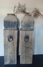 Grote voorraad Meerpaal/Meerpalen met ring of woonketting, Ophalen, Gebruikt