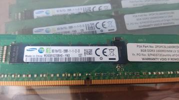 8GB DDR3 1600RDIMM Samsung 2PDPC3L1600RCDQ18G beschikbaar voor biedingen