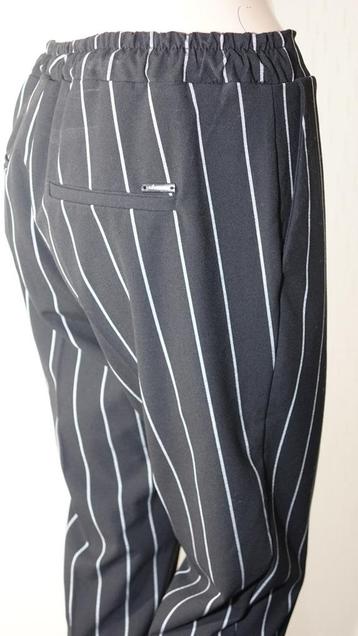 nieuwe ELVIRA streep broek zwart beschikbaar voor biedingen
