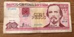 Cuba 100 pesos 2007 circulatie nominaal 4€ 010895, Los biljet, Ophalen of Verzenden, Noord-Amerika