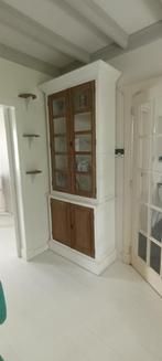 buffetkast louvre s in teak/white wash, Ophalen, 25 tot 50 cm, 200 cm of meer