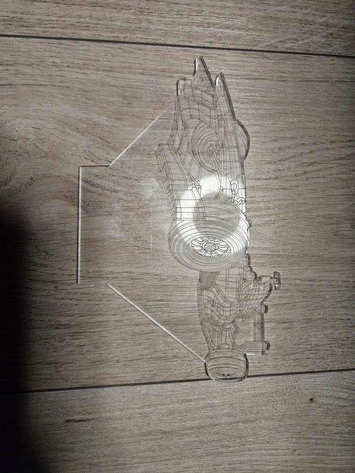 Formule 1 Lamp - Uniek Design, Huis en Inrichting, Lampen | Vloerlampen, Gebruikt, Minder dan 100 cm, Kunststof, Ophalen of Verzenden