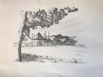 F. J. Klaarenbeek,  4 tekeningen (kopie), Ophalen of Verzenden