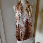Zijden shawl Jammers & Leufgen dierenprint brons bruin goud, Kleding | Dames, Mutsen, Sjaals en Handschoenen, Maat 38/40 (M), Jammers & Leufgen