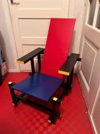 Rietveld Rood Blauwe stoel, Huis en Inrichting, Ophalen, Zo goed als nieuw, Eén, Rood