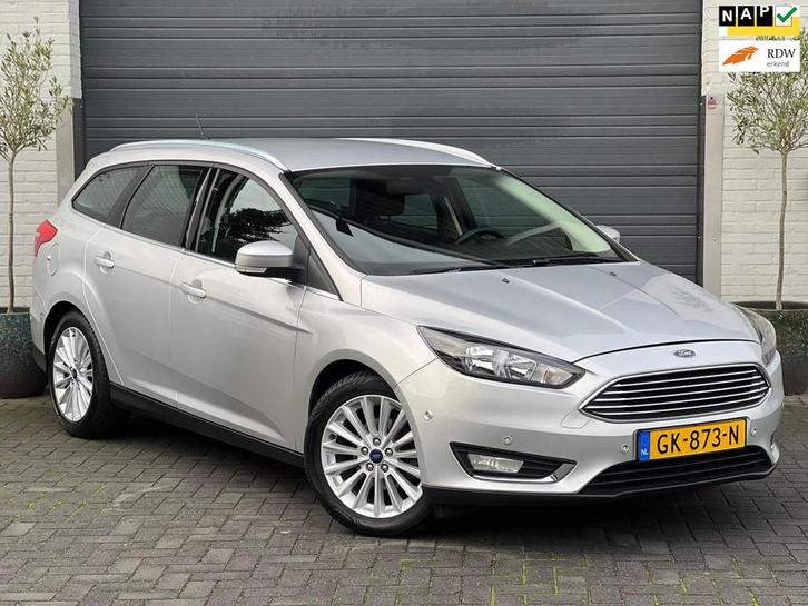 Ford Focus Wagon 1.0 Titanium Edition|Trekhaak|Beurt|Erg Net, Auto's, Ford, Bedrijf, Te koop, Focus, ABS, Achteruitrijcamera, Airconditioning