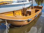 Stalen sloepje. Sloep. Vletje.. opduwer Sleper. Grachtenboot, Ophalen, Binnenboordmotor, Diesel, Zo goed als nieuw