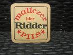 bierviltje  RIDDER PILS   type 2, Verzamelen, Biermerken, Ophalen of Verzenden, Nieuw, Viltje(s), Overige merken