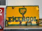Vintage BP Energol Emaille Reclamebord, Ophalen, Reclamebord, Gebruikt, .