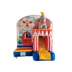 Springkussen Circus te huur (20% korting bij zelf ophalen), Ophalen of Verzenden, Zo goed als nieuw, Overige