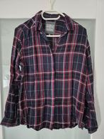 Blauwe geruite blouse van Superdry maat S, Maat 38/40 (M), Ophalen of Verzenden, Zo goed als nieuw, Superdry