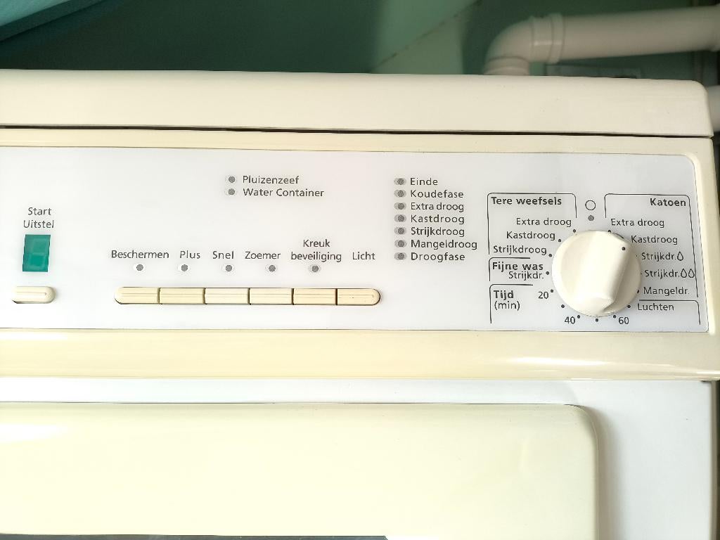 Wasdroger, Witgoed en Apparatuur, Wasdrogers, Ophalen, Gebruikt, Luchtafvoer, 4 tot 6 kg