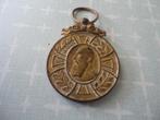 Belgische medaille, regeerperiode Leopold II, 1865-1905, Postzegels en Munten, Penningen en Medailles, Verzenden, Overige materialen