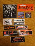 Oude Bandstickers - Metallica, U2, ACDC..., Ophalen, Zo goed als nieuw, Sticker