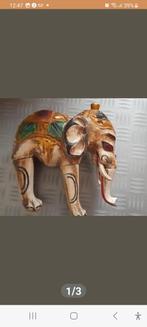 Houten olifant uit Bali, Antiek en Kunst, Ophalen of Verzenden