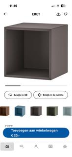 IKEA Eket kasten -losse kastjes, Huis en Inrichting, Ophalen, Gebruikt, Minder dan 100 cm, Met lade(s)