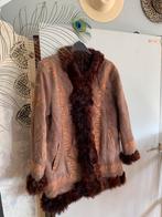 Vintage afghaanse lammy voat M bohemian gevoerde winterjas, Maat 38/40 (M), -, Ophalen of Verzenden, Zo goed als nieuw
