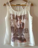 Witte top met kant, Kleding | Dames, Tops, Maat 38/40 (M), Wit, Ophalen of Verzenden, Zo goed als nieuw