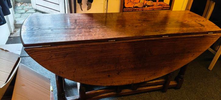 Hangoor tafel : uitklapbare tafel, Antiek en Kunst, Antiek | Meubels | Tafels, Ophalen