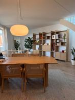 Eettafel stoelen, Ophalen, Gebruikt, Bruin, Leer