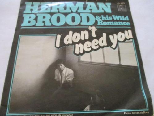 Herman Brood & His Wild Romance _I don't need you/Laurie, Cd's en Dvd's, Vinyl Singles, Gebruikt, Rock en Metal, Ophalen of Verzenden
