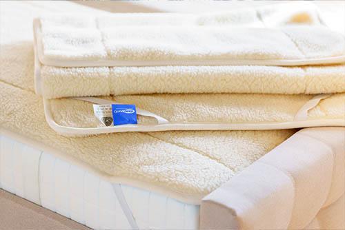 Slaappunt onderdeken - Comfortabel en Zacht, Gebruikt, Beige, Tweepersoons, Ophalen of Verzenden