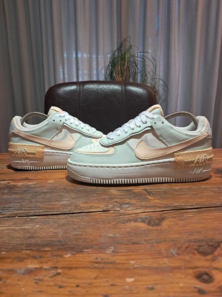 Nike Air Force 1 Shadow 'Pastel - Barely Green' Size 36,5, Kleding | Dames, Schoenen, Gedragen, Sneakers of Gympen, Overige kleuren